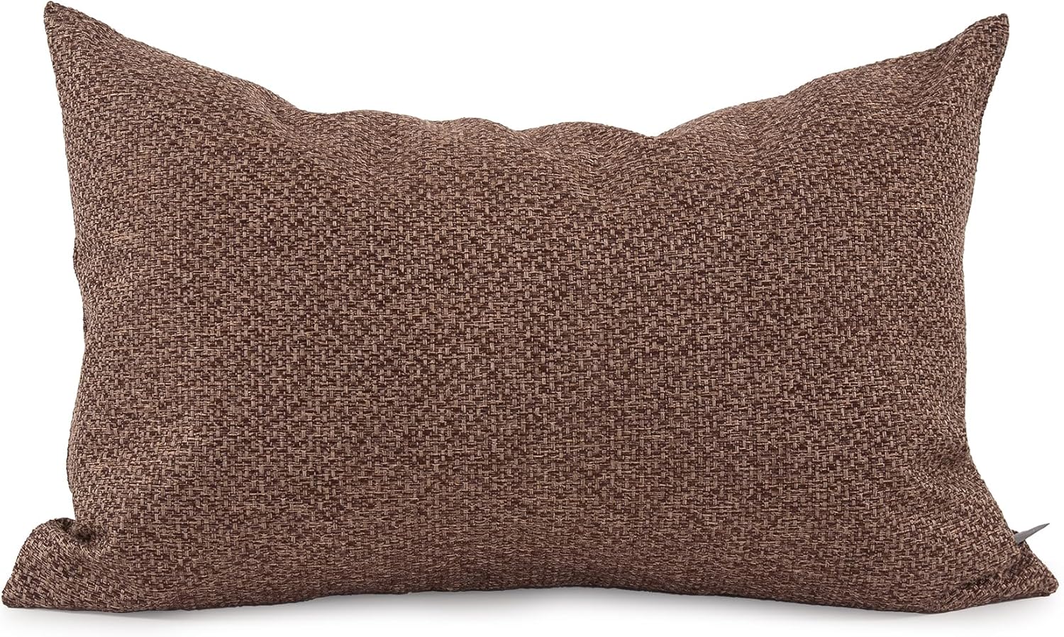 Howard Elliott Kidney Throw Sofa Cushion with Hidden Zipper Perfect for Home Couch, Indoor or Outdoor Use, 100% Polyester Pillow Fill Insert, 14 x 22 Inch, Panama Chocolate