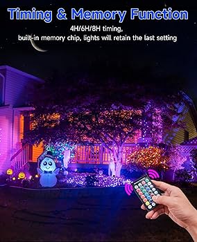 Outdoor Halloween Spot Lights with Timer, 20W IP65 LED