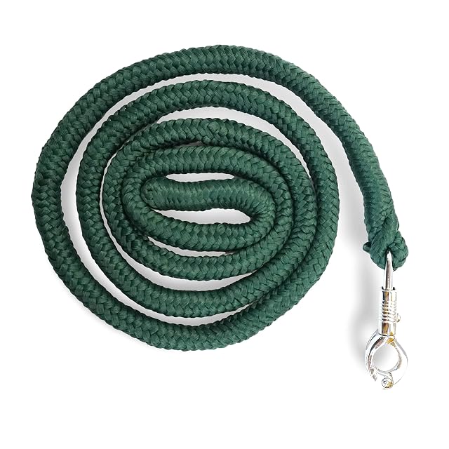 Foto 6 de 7 de Cuerda de plomo con gancho de pánico para caballo, correa trenzada en distintos diseños elegantes, para poni