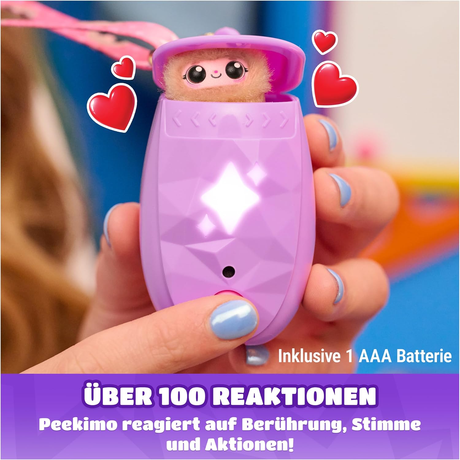 Peekimo Lila, interaktiver digitaler BFF, ab 5 Jahren - Mise en situation et utilisation