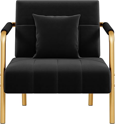 Yaheetech Velvet Golden Frame