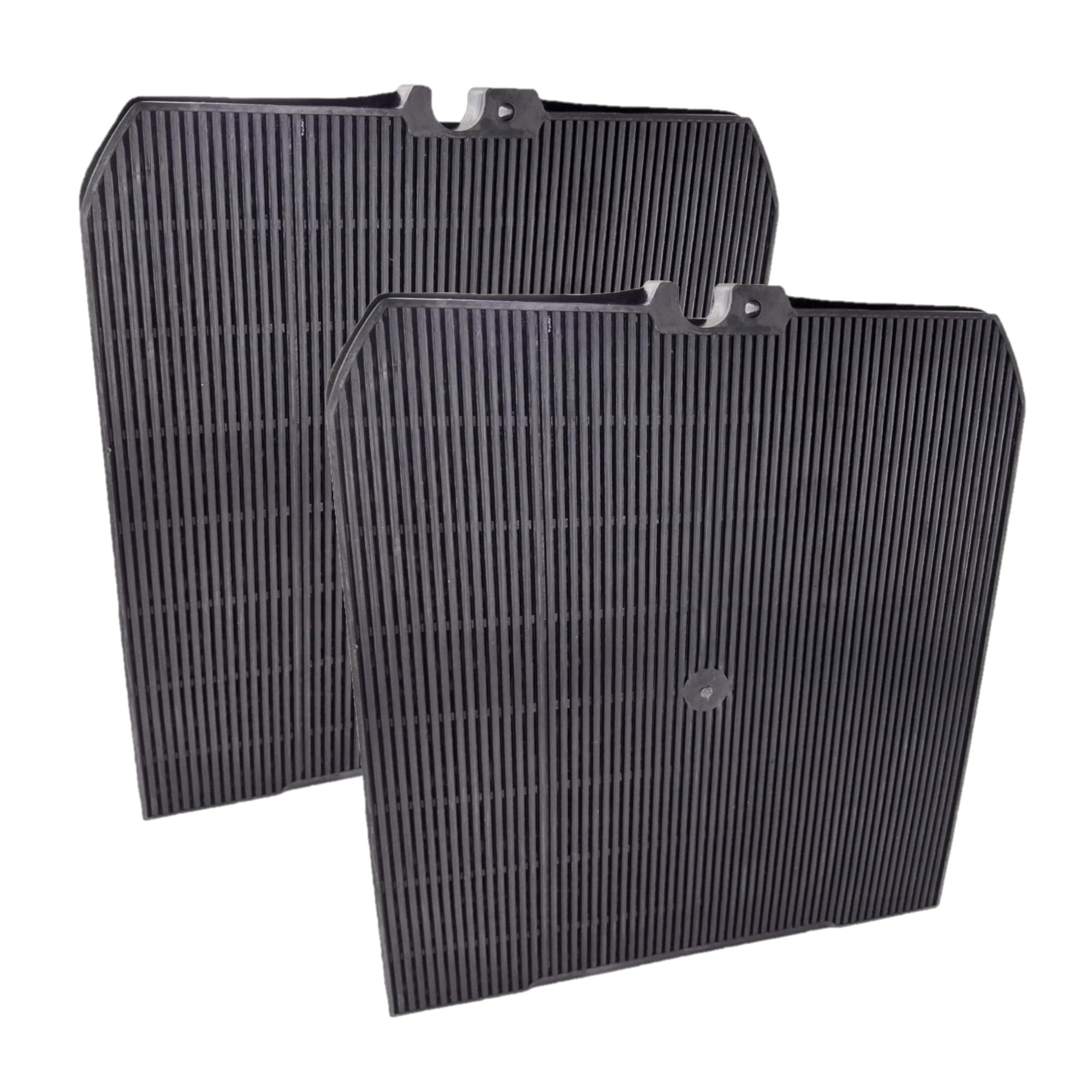 Juego de 2 filtros de carbón activo para Falmec 103050107 Nº 3 tipo B para Airlux CR1000 (2 unidades, 230/235 x 210/215 x 15 mm, para campana extractora, campana de cocina)