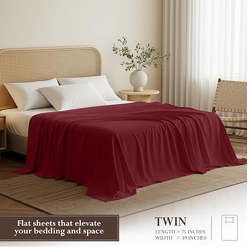 Miniatura 228 de Utopia Bedding Sábana encimera – 1 paquete (individual, azul marino) – Tela de microfibra cepillada suave – Sábana superior resistente al