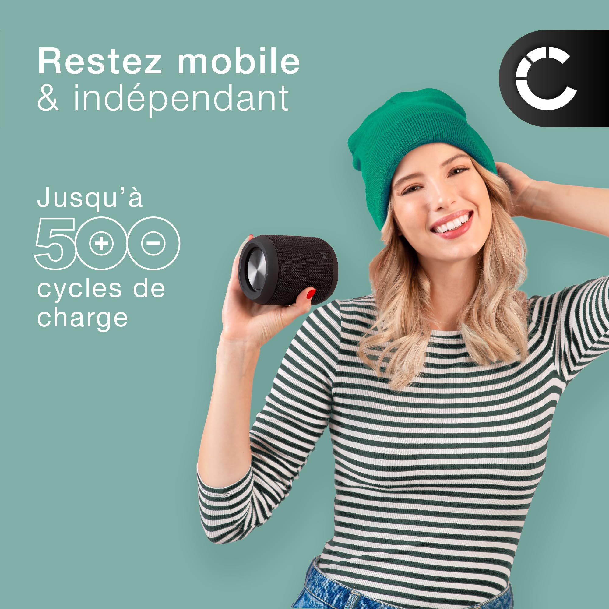CELLONIC 1x Batterie Compatible avec Harman Kardon Citation 200 | 1x, (6800mAh, 3.7V, Lithium Ion), Enceinte Batterie