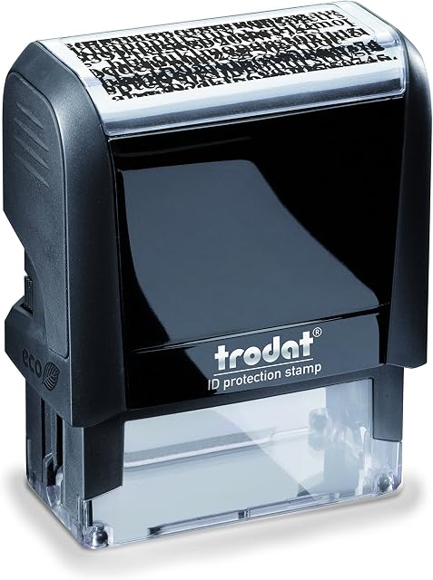 Trodat Printy 4912 Data Defender - Self-inking Stamp - Black - 47x18mm