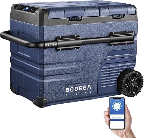 Miniatura 1 de BODEGA Refrigerador portátil de 12 V, refrigerador de coche de 48 cuartos (45 litros), refrigerador de coche RV, refrigerador portátil, refrigerador