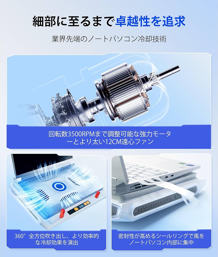 Amazon.co.jp: 「2024新登場・強力ファン」llano V10 ノートパソコン