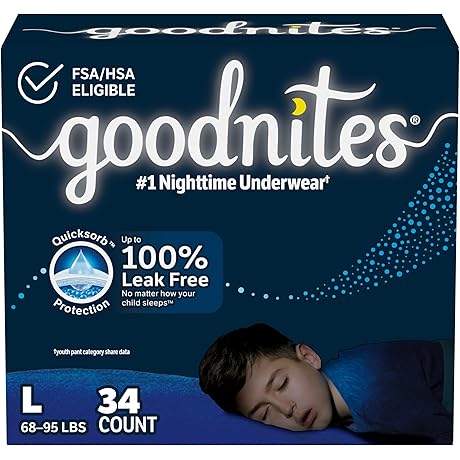 Goodnites Nighttime Bedwetting Underwear, XL/Pull-Ups for Boys