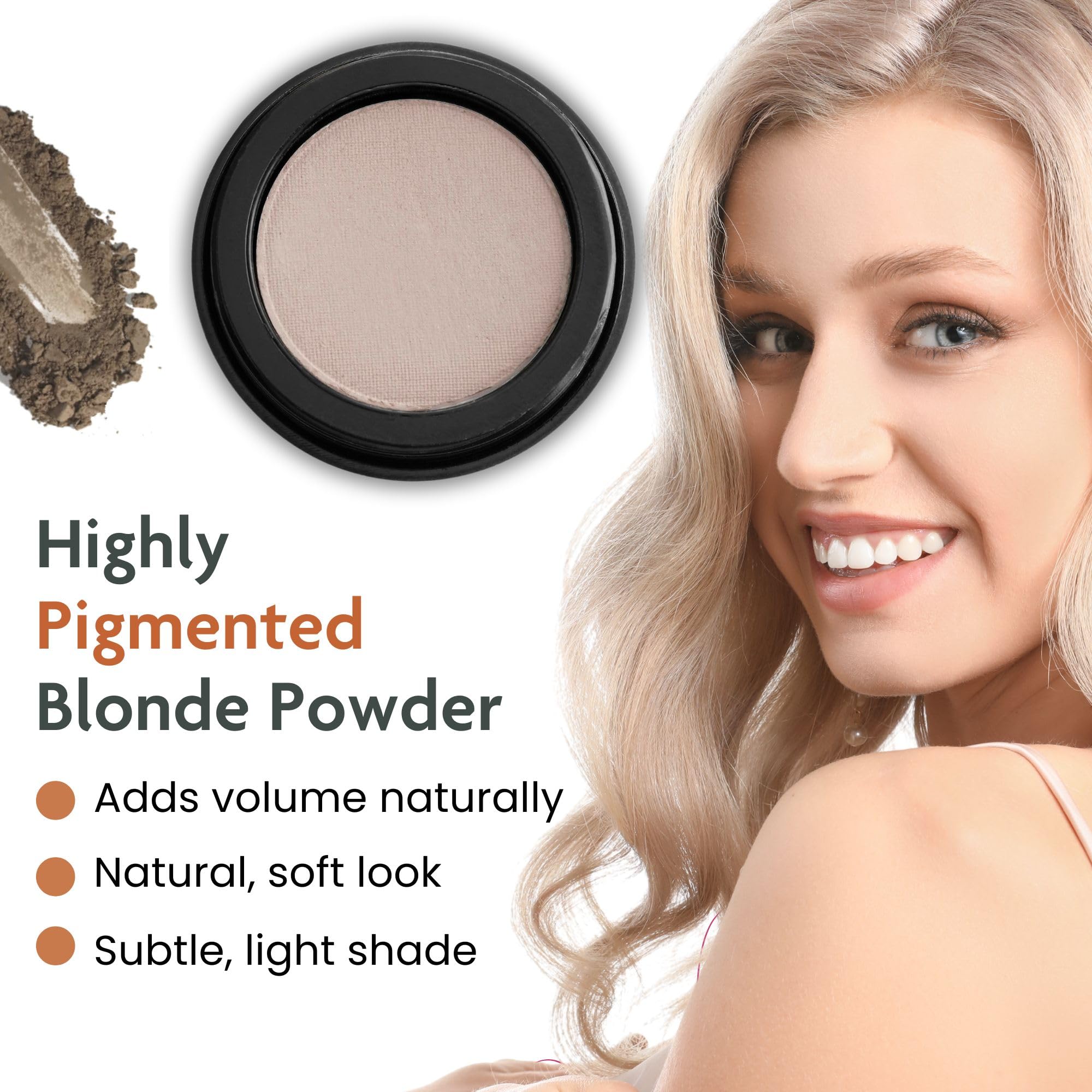 Marie-José Eyebrow Powder, High Colour Pigmentation, Cruelty-Free & Vegan, Natural & Even Eyebrows, Compact box - Image 4