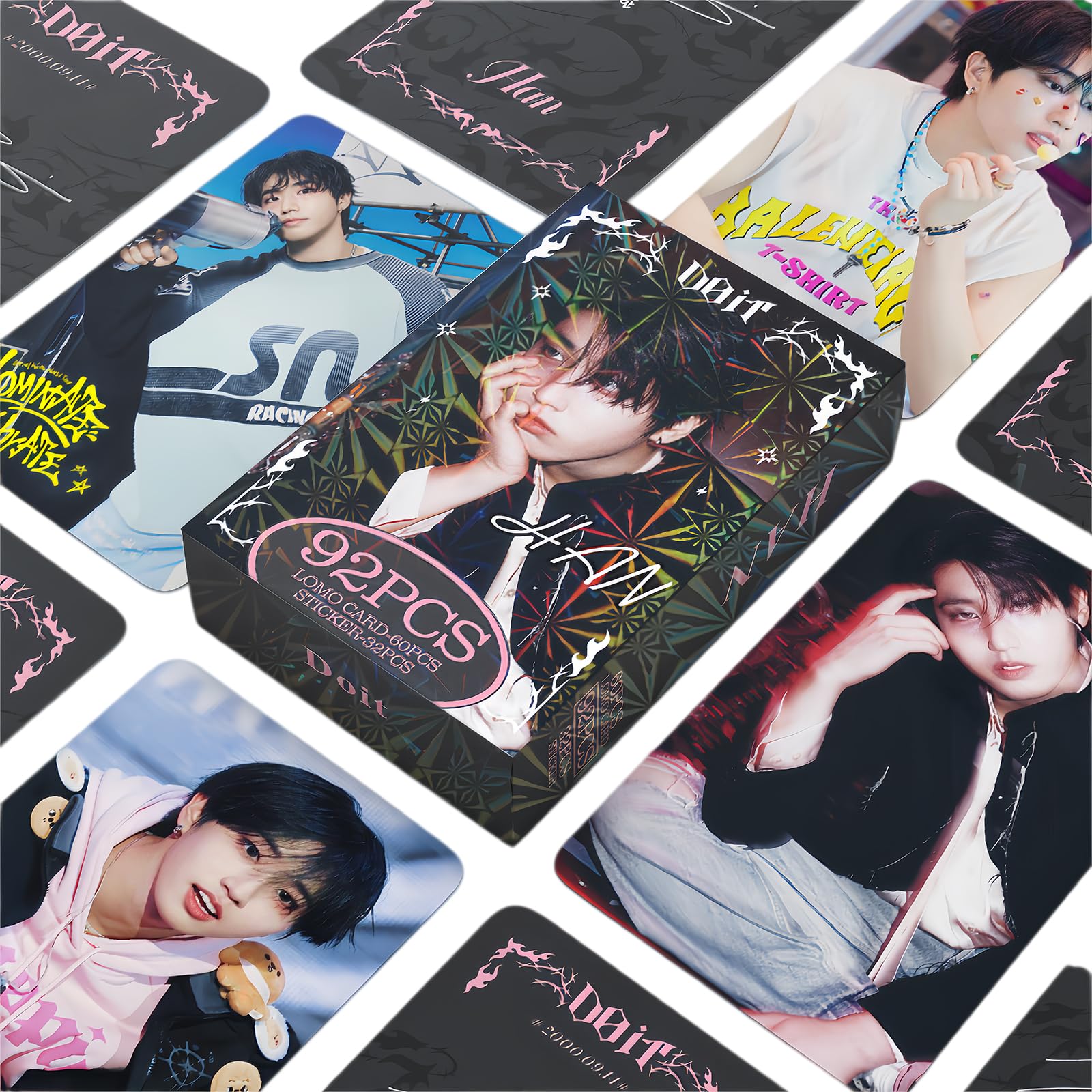 92 peças Stray Kids HAN Photocards DO IT Álbum HAN Cartões de