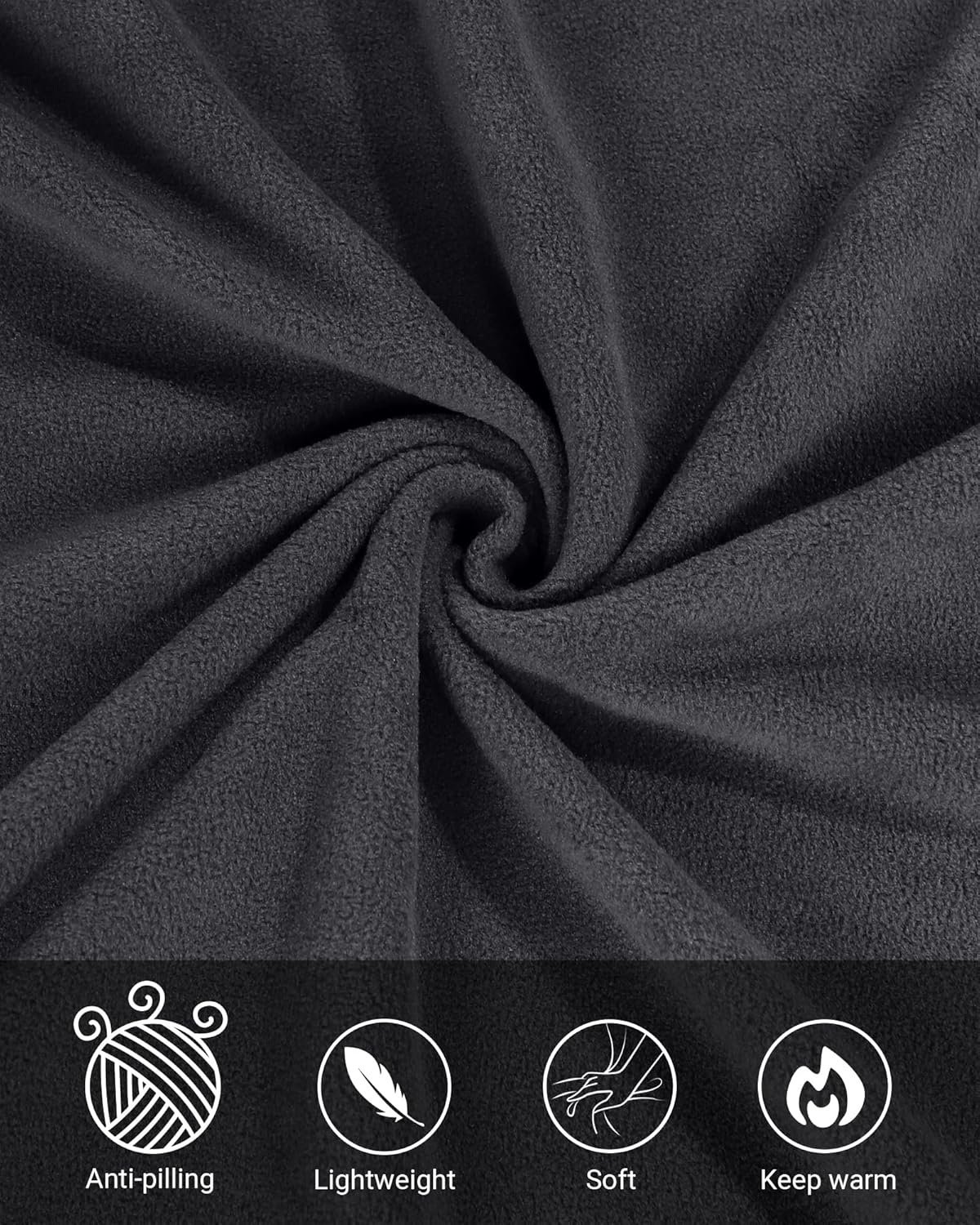 Outdoor Ventures Men's Full-Zip Polar Fleece Vest Outerwear Lightweight Warm Casual Sleeveless Jacket for Fall & Winter - Image 5