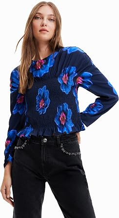 Desigual Womens Blus_Martina 5001 Marine