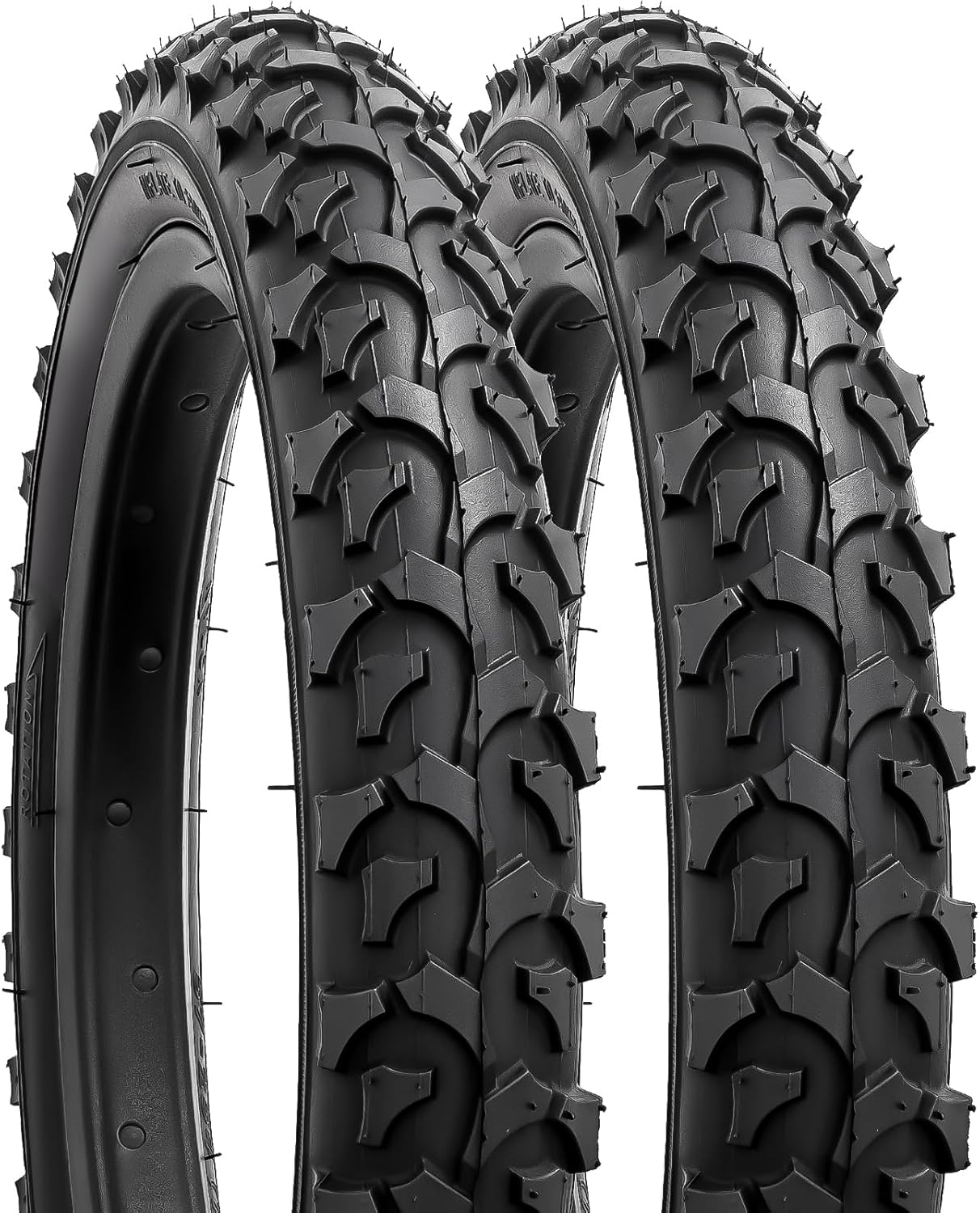 YUNSCM 2-PCS 14" Mountain Bike Tires 14 x 2.125/57-254 Compatible with 14x2.125 Kid Bicycle Tires (Y-1107)
