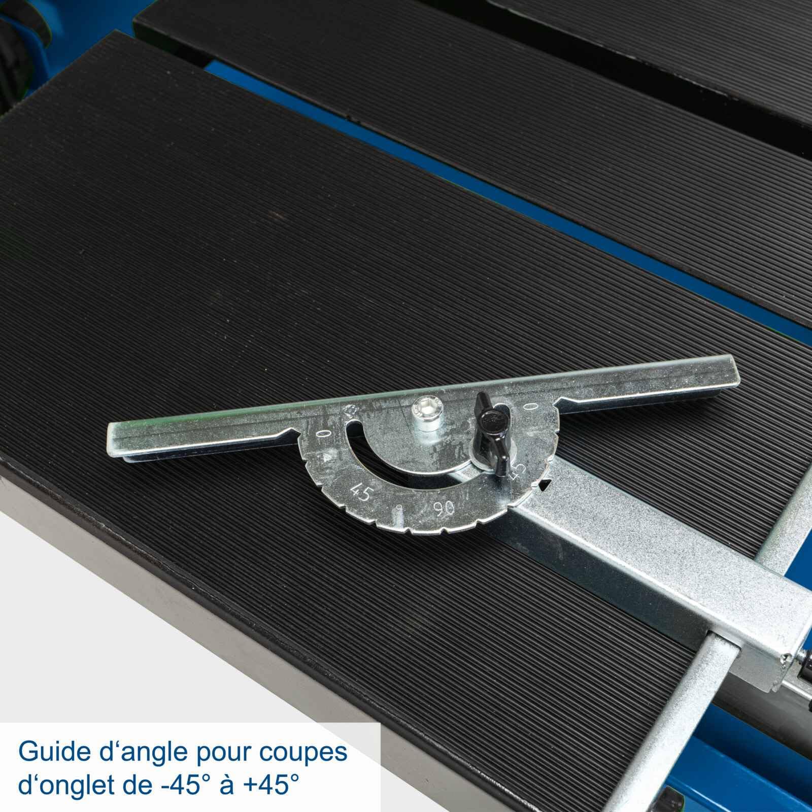 Scheppach Tronçonneuse à matériaux HSM3500 - Coupe-carreaux - 700mm de longueur de coupe - 110mm de hauteur de coupe - Pompe à eau & butée angulaire - Tête de scie 0°- +45°