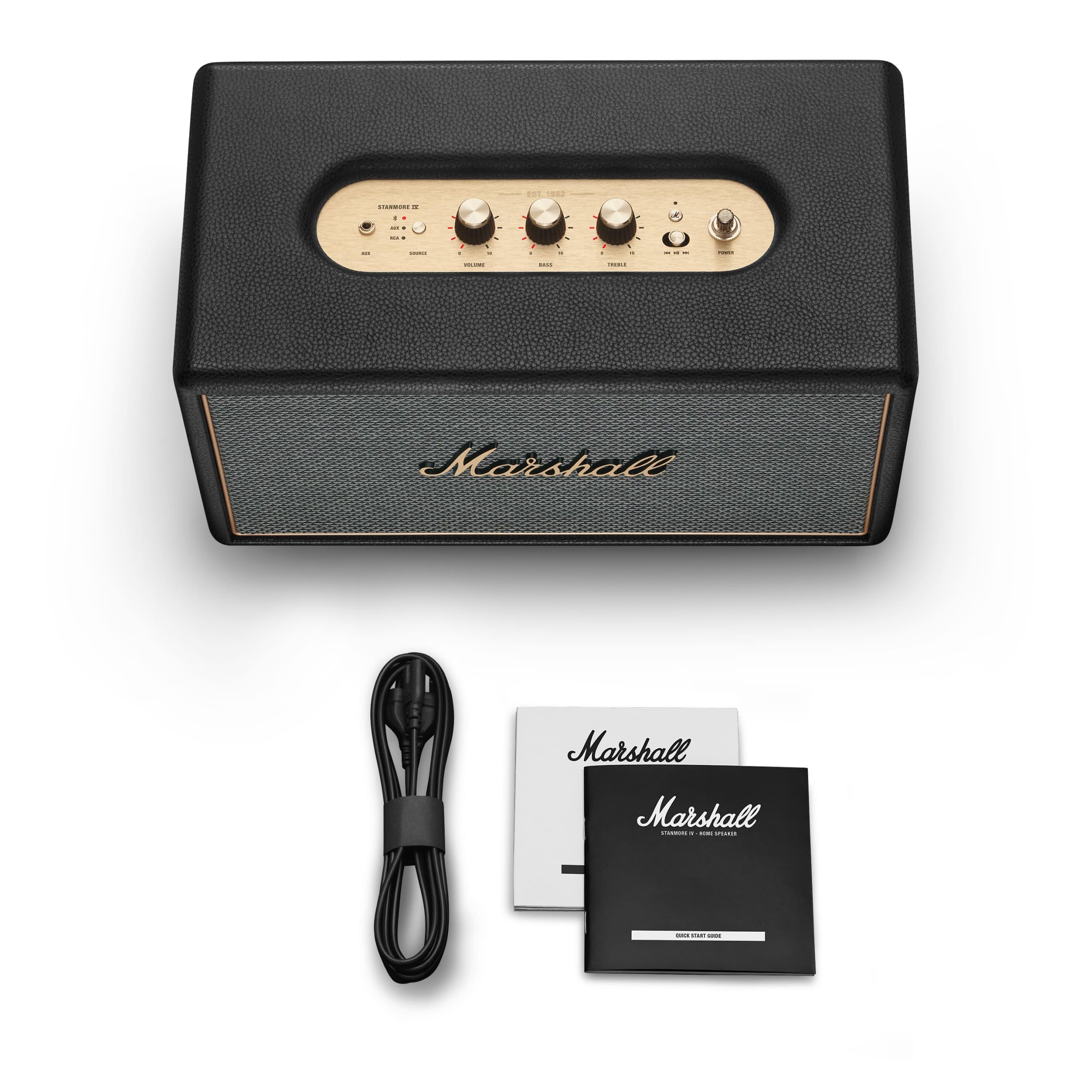 Marshall Stanmore IV Enceintes Bluetooth - Noir