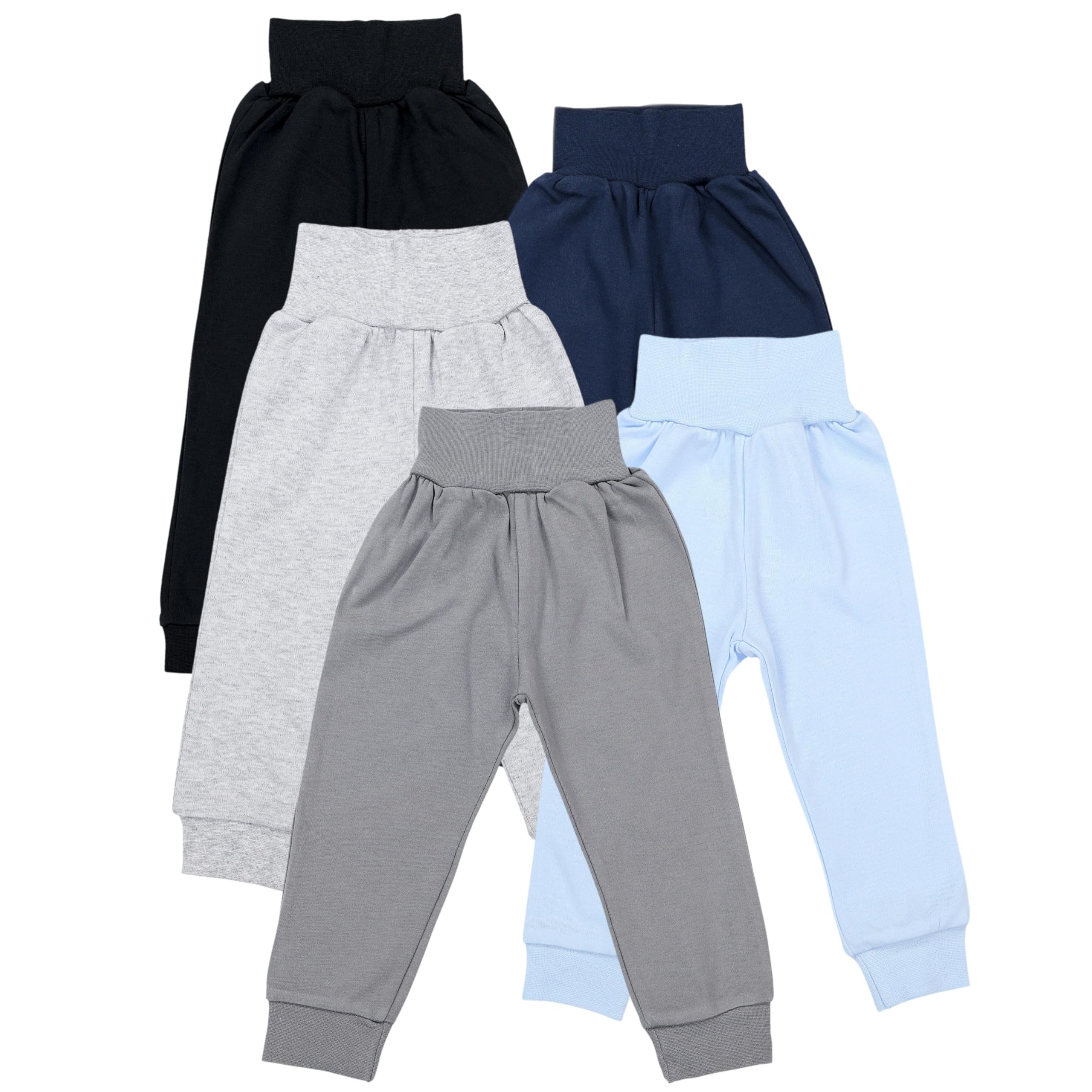 TupTam Pumphose Baby 5er Pack Unisex - Bequeme Baby Hose für Jungen und Mädchen aus Oeko-Tex Baumwolle