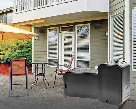 Rockville HP65S 8 Black 6 5 Indoor Outdoor Swivel Home Theater Speaker 8 ohm
