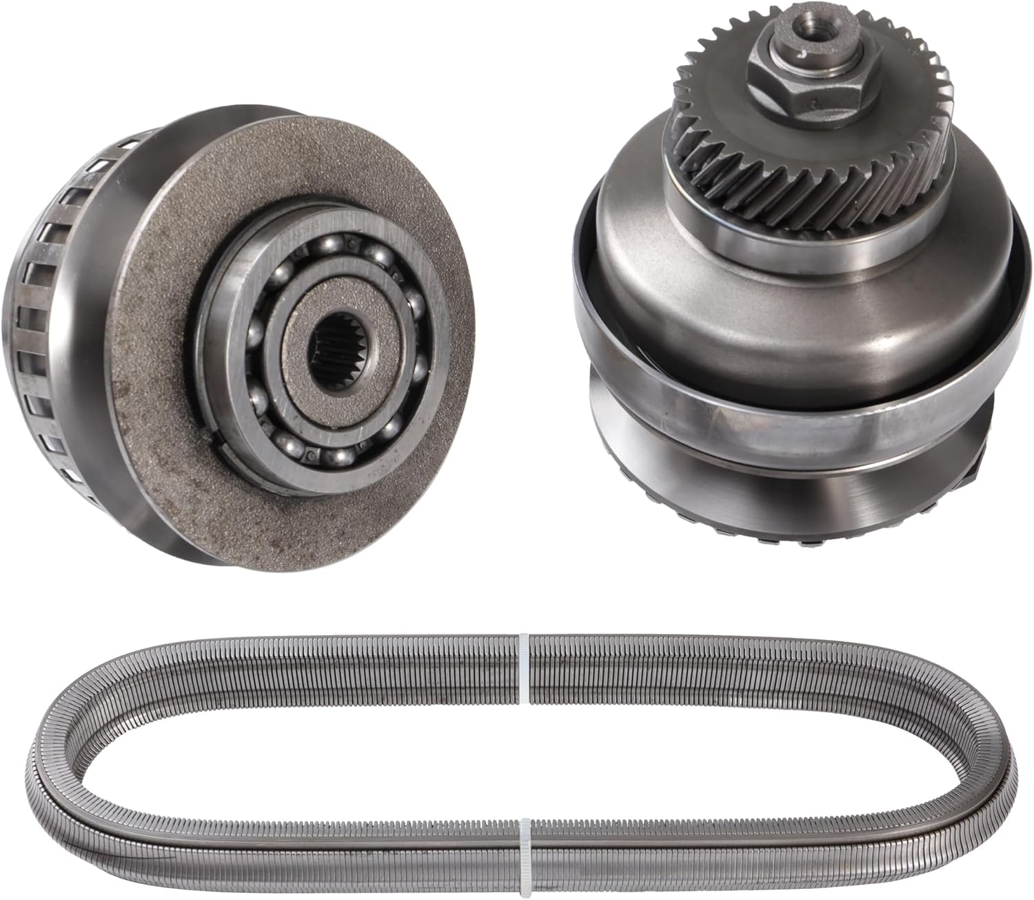 CAREONLINE JF015E RE0F11A CVT Transmission Pulley Set W/Belt/Chain 30 Teeth 901068 Compatible with Niss a-n SUZ UK-I Mitsubi-shi Chev rol-et G M-C