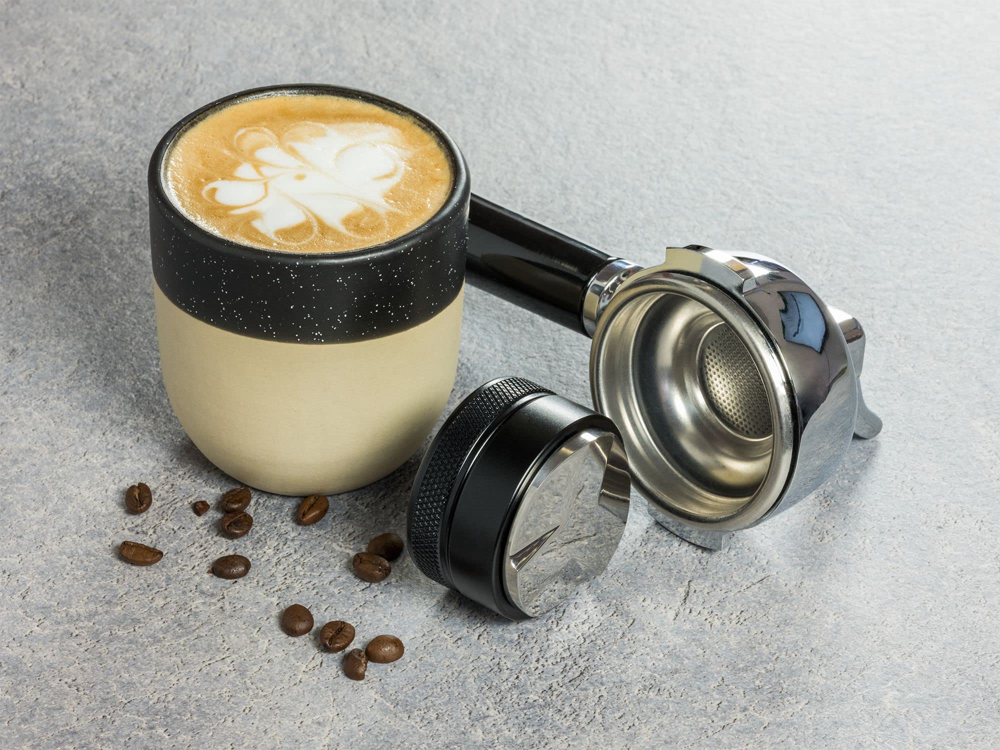 Buddy's Bar - Barista Edition, distributore di caffè, diametro 58 mm, altezza 3,5 cm, ausilio per il livellamento in acciaio inossidabile e alluminio, accessorio per baristi