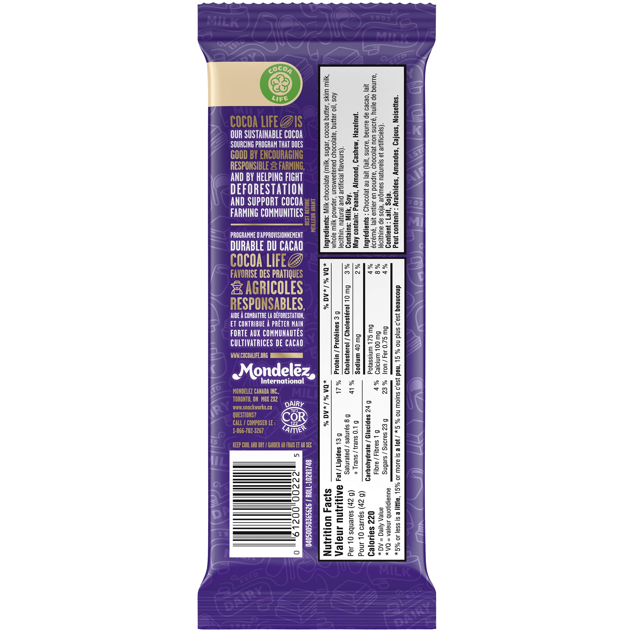 6cadbury Dairy Milk Orange Flavoured Milk Chocolate ,100g Each, Made