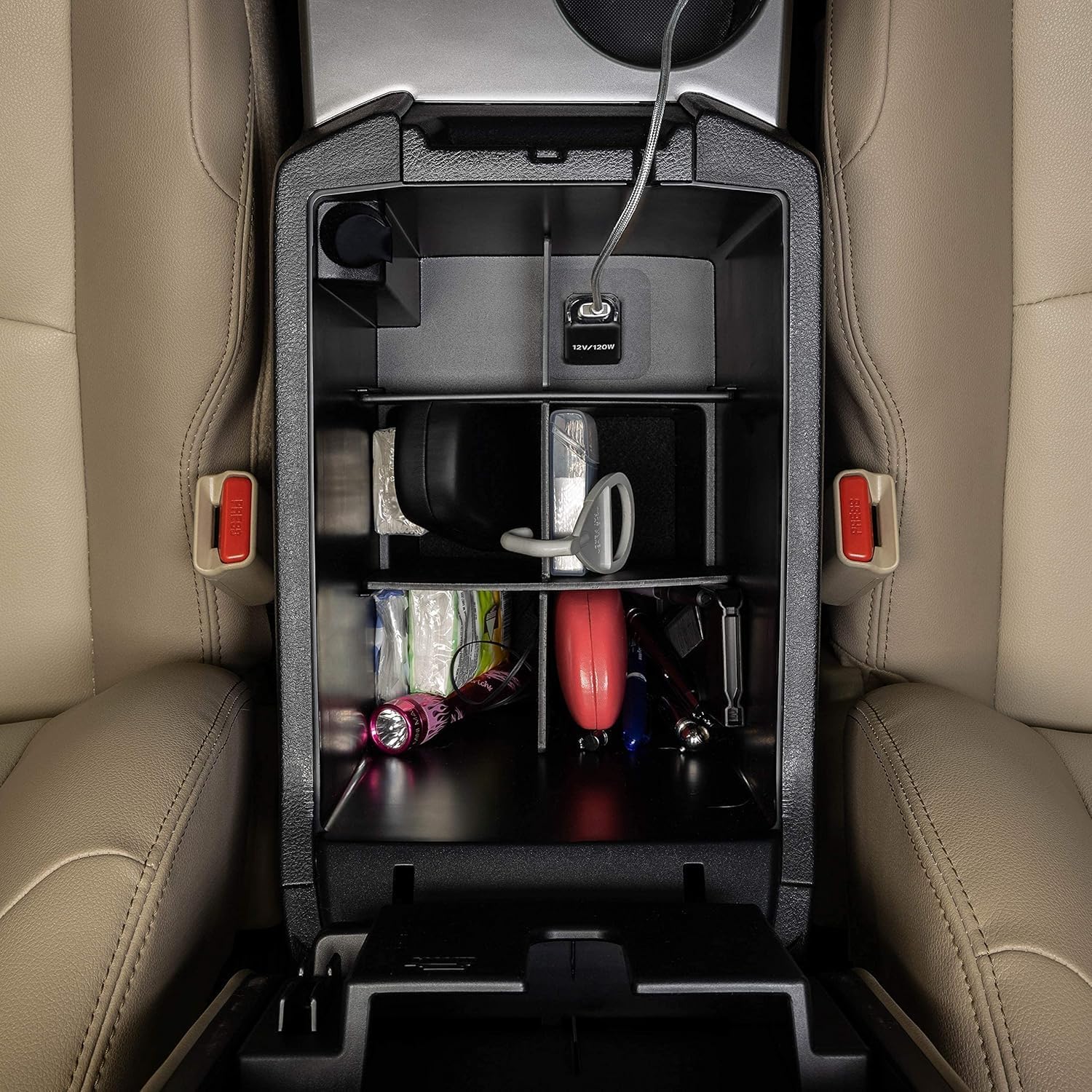 Vehicle OCD - Center Console Divider and Tray Organizer for Toyota 4Runner (2010-2024) - Made in USA - SLX509