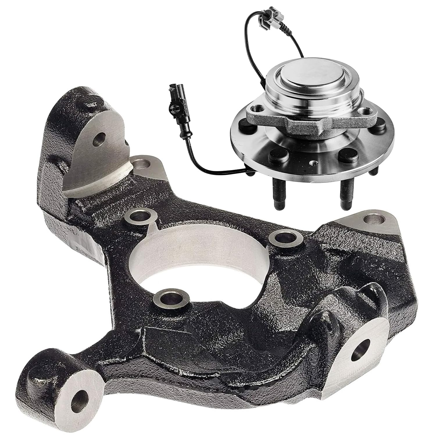 Detroit Axle - RWD Front Right Knuckle Kit for 07-13 Chevy Silverado 1500