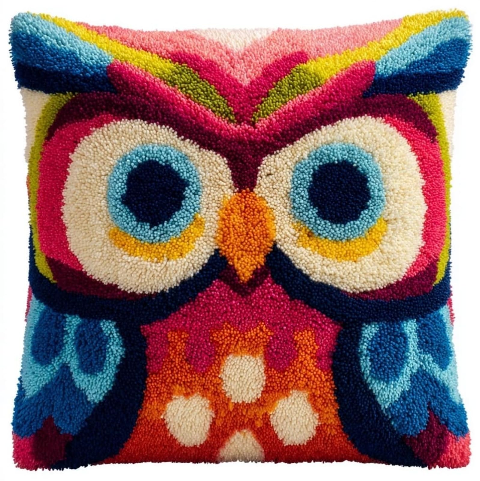 AxiangziK Latch Hook Cushion Kits for Adults,Cartoon Owl