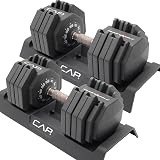 CAP ADJUSTABELL Adjustable Dumbbell Set, Premium Quick Select Adjustable Weights for Strength...