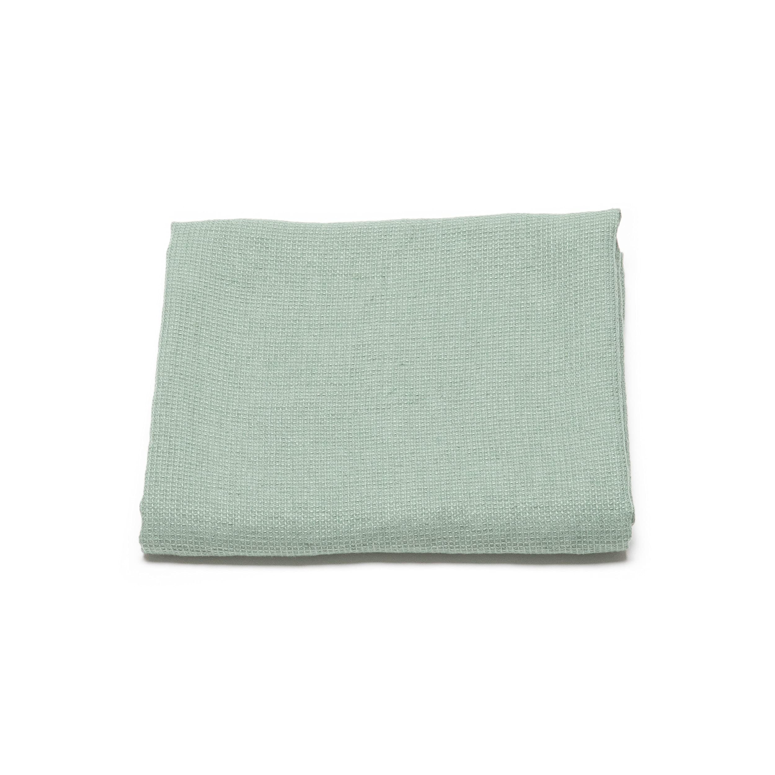 Serviette de bain gaufrée en lin absorbante et hypoallergénique
