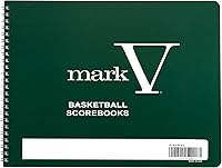 Vista 1 de Libro de Puntaje de Baloncesto Mark V de Cubierta Simple, Tapa Dura de 8.5 x 11, 30 Juegos, 15 Posiciones de Jugador