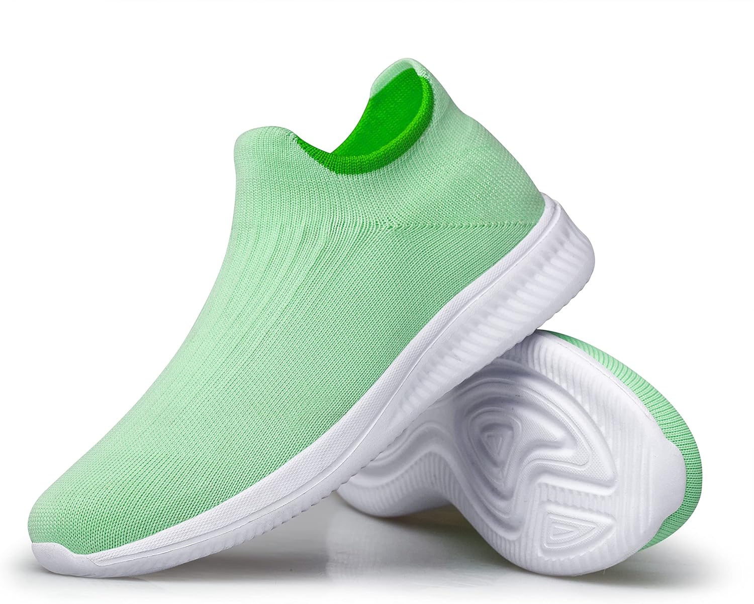 vibdiv Pull-on Shoes Women Sock Sneakers Walking Jogging Yoga Casual Lightweight Indoor Outdoor