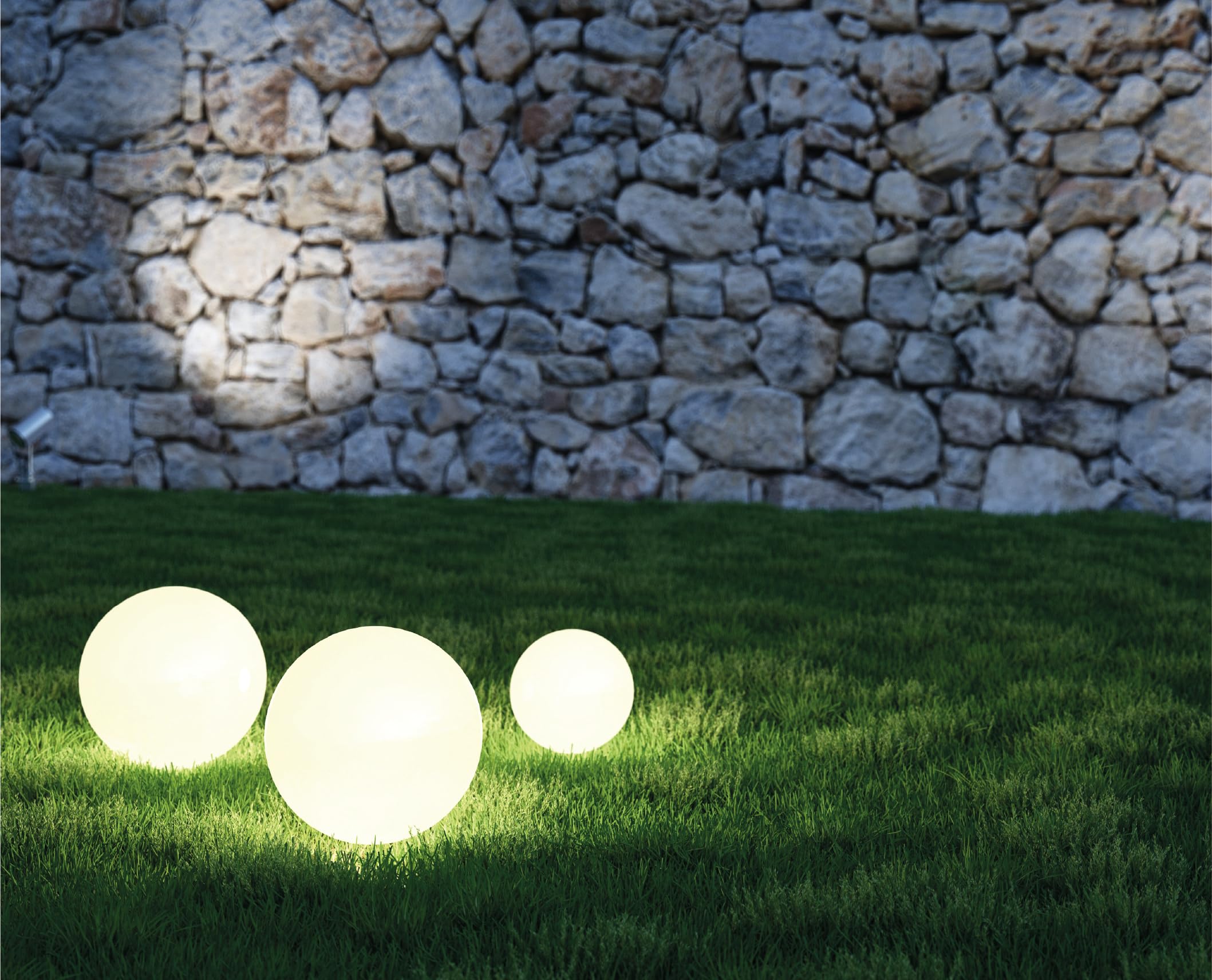 FPE Boule solaire intérieure/extérieure jardin 30cm IP65