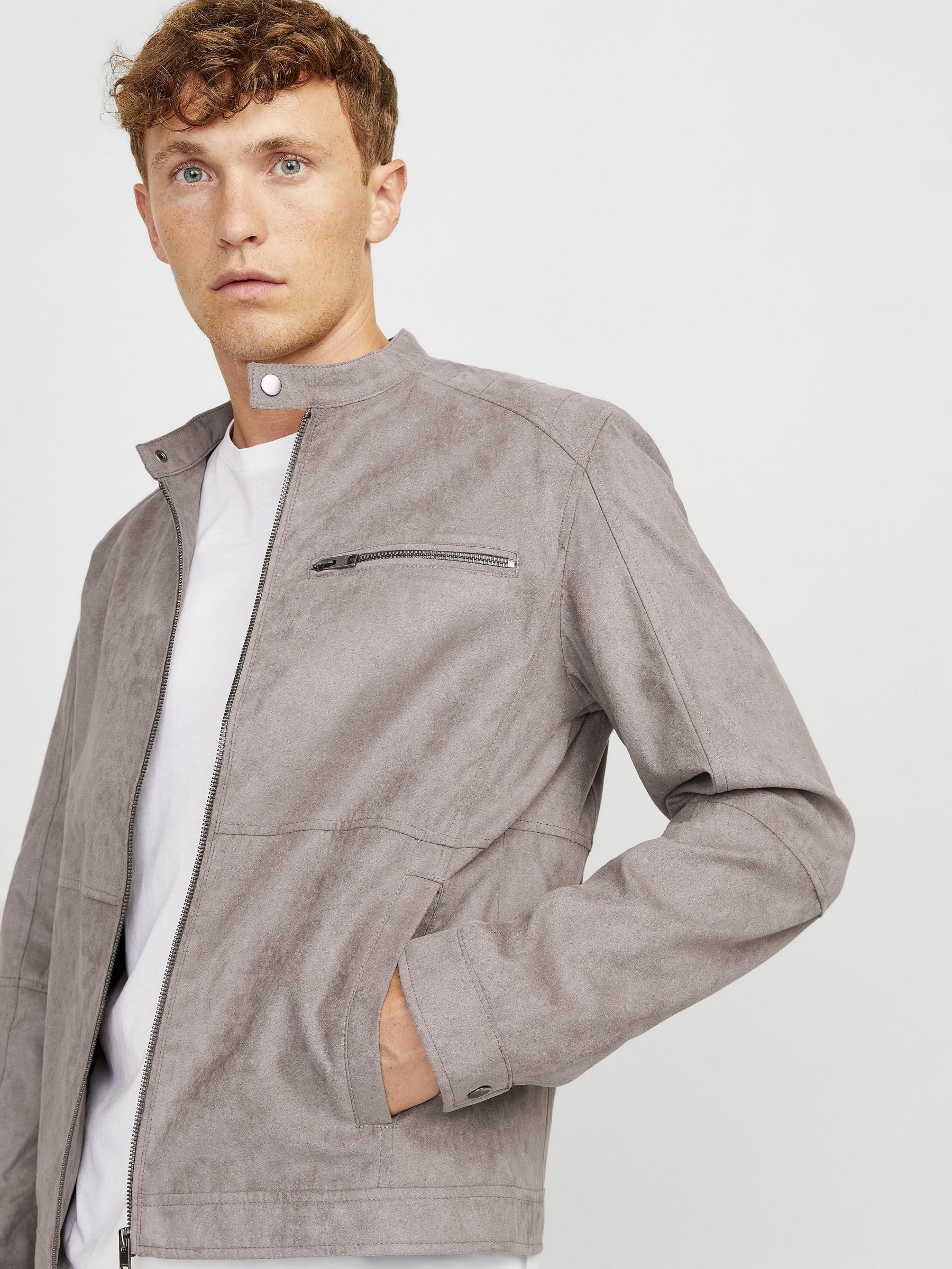 JACK & JONES Synthetic Leather Jacket Synthetic Leather Jacket