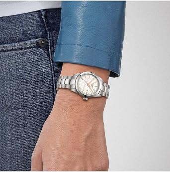 Tissot T132010111100 Women's Wristwatch, T-My Lady Quartz White Mother of Pearl Dial, Leather Strap