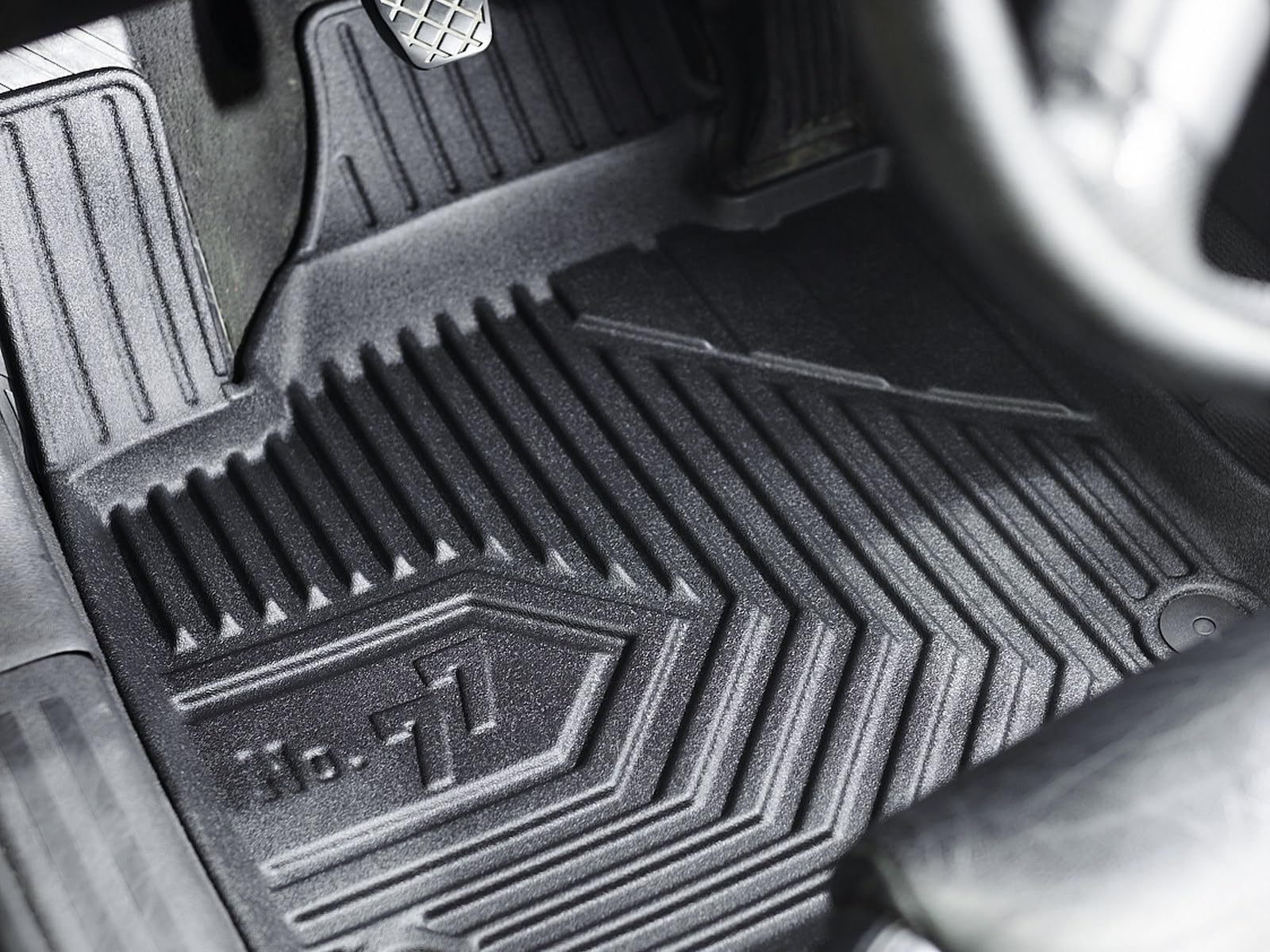 Dywaniki 3D TPE kompatybilne z JAC JS6 (2025-), komplet, NO77