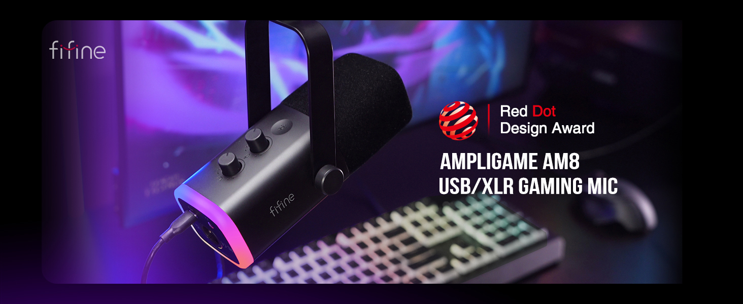Amazon.com: FIFINE USB/XLR Dynamic Microphone for Podcast