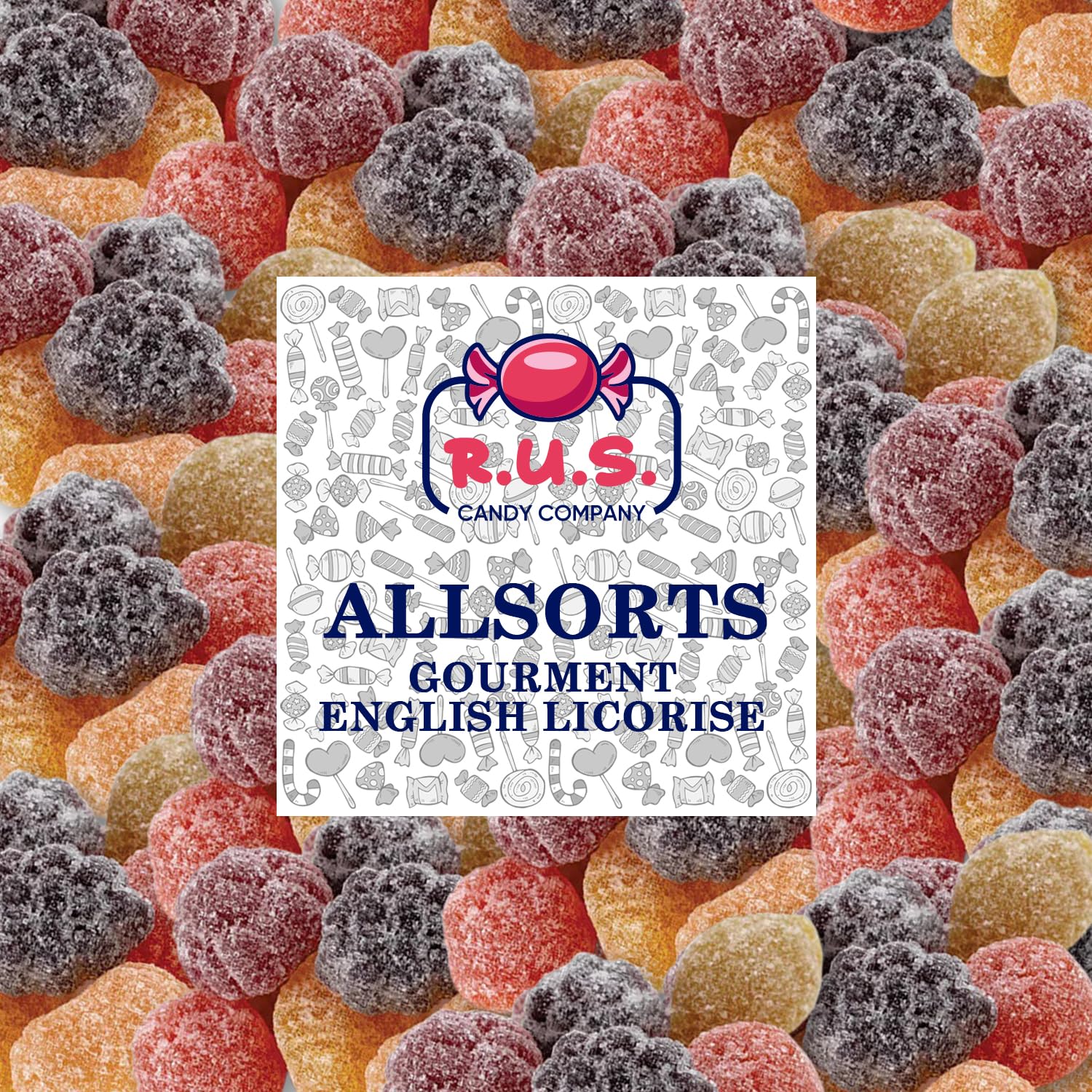 RUS Candy Company Fruit Pastilles, Original Flavor, 2 Pack - 5.29 oz Each | Classic Flavored Candies | Imported Chewy Treats (Fruit Pastilles)