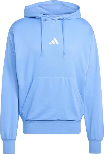adidas Mens Essentials Feel Cozy Fleece Hoodie Sweatshirt
