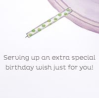 Vista 3 de Papyrus Tarjeta de cumpleaños diseñada por Bella Pilar (Serving Up a Birthday Wish)