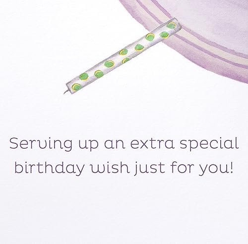 Miniatura 3 de Papyrus Tarjeta de cumpleaños diseñada por Bella Pilar (Serving Up a Birthday Wish)