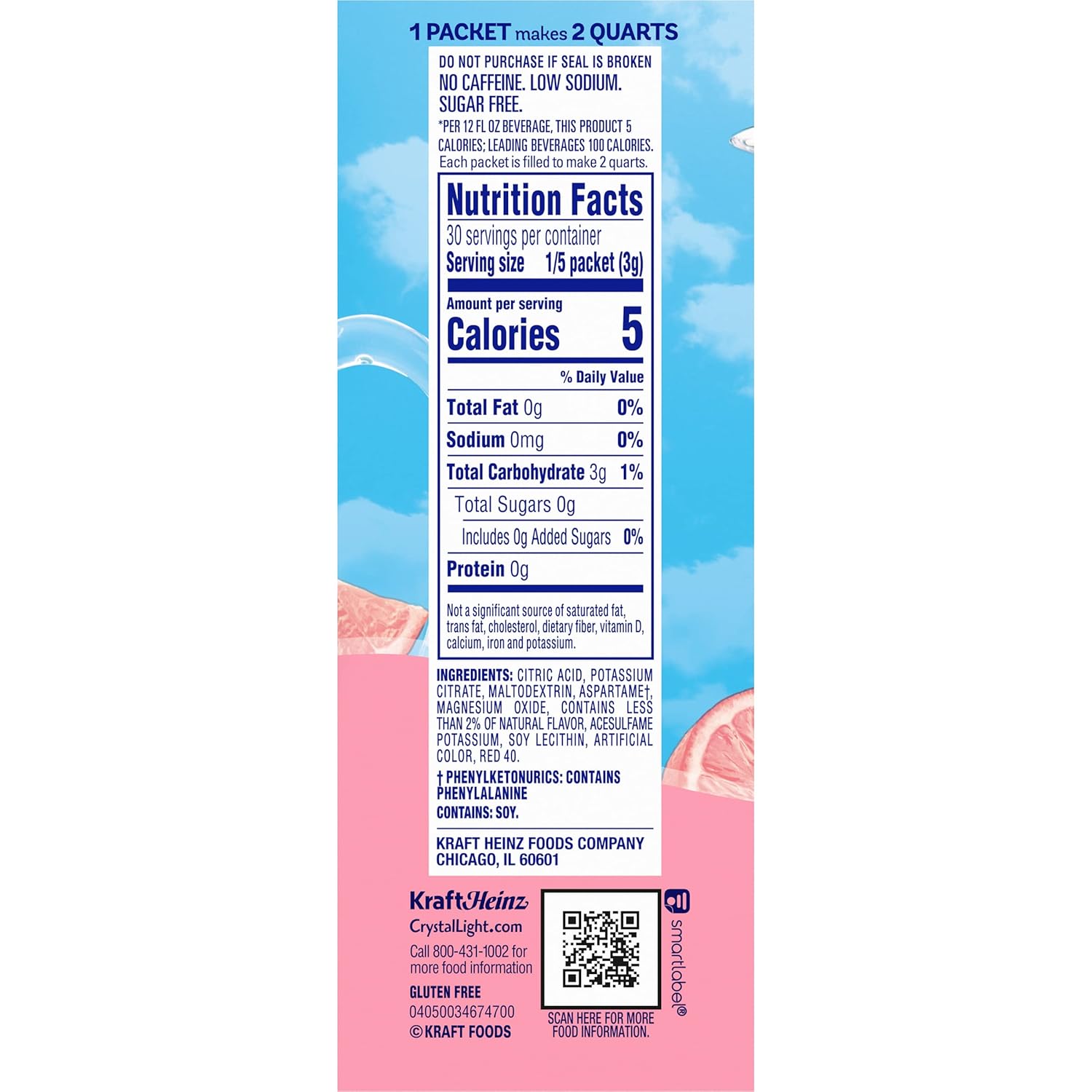 Crystal Light Drink Mix, Pink Lemonade,2.9 Ounce (Pack of 6)