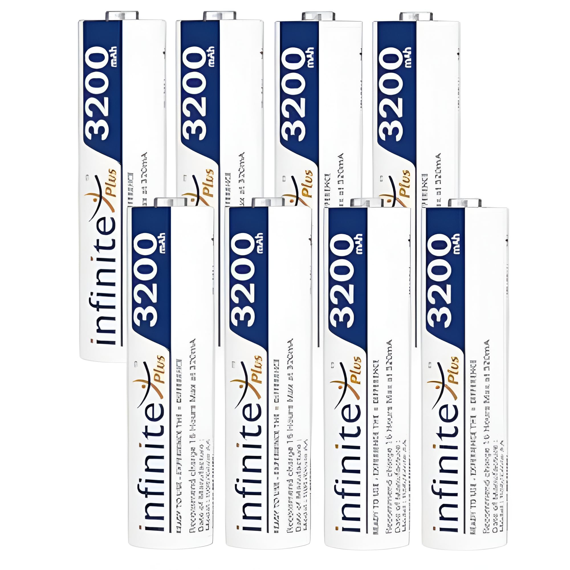 Envie 3200mah AA High Capacity Infinite Plus Rechargable Battery (Pack of 8)-image-30