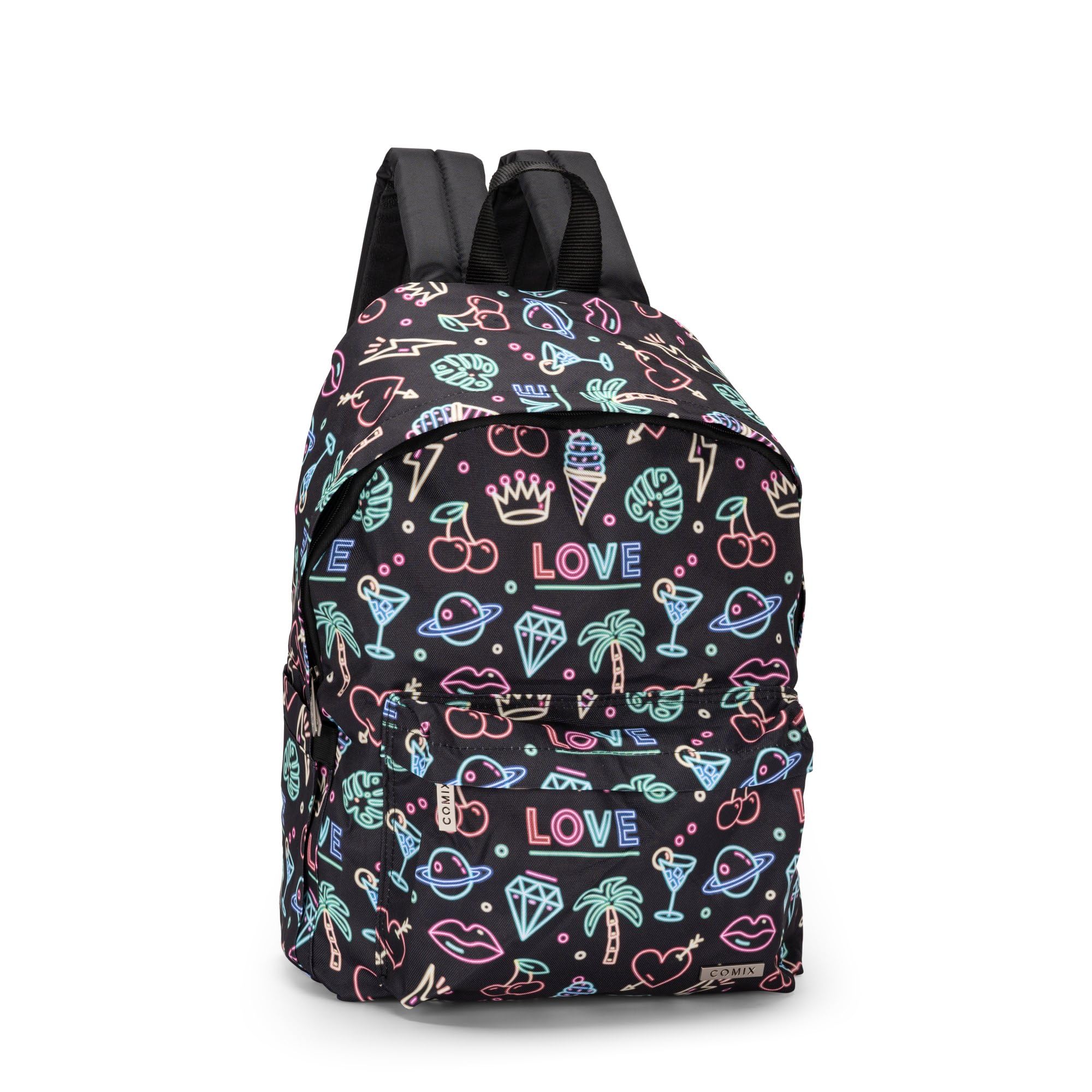 COMIX, ZAINO AMERICANO ALLOVER CAMO MESH Unisex-Bambini e ragazzi, M
