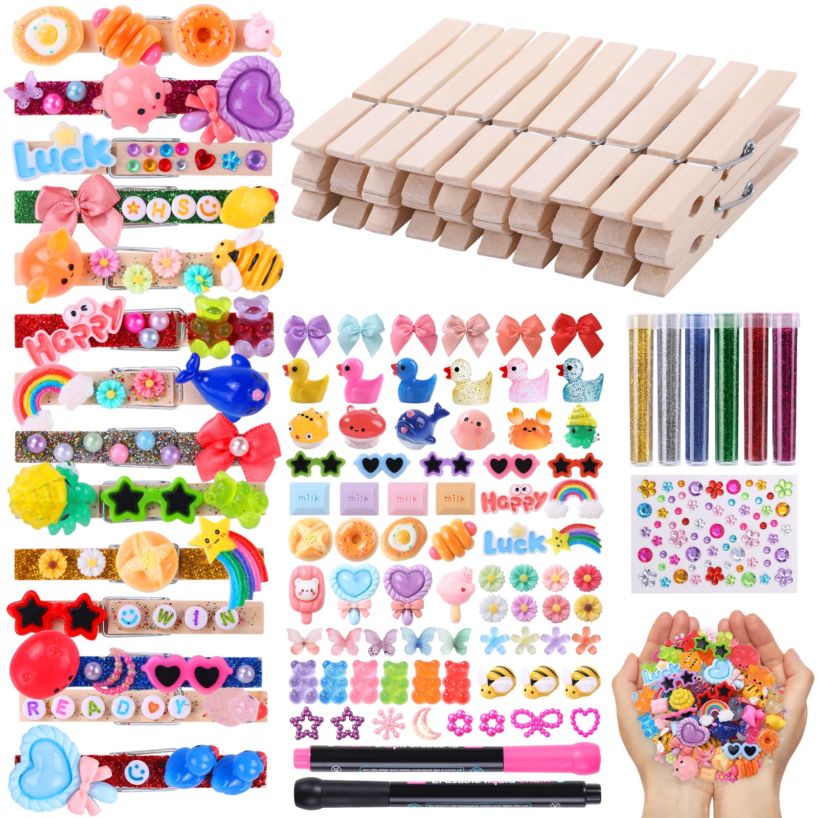 Amazon.com: JOICEE 80PCS Cheer Pins Spirit Clips,Include 80