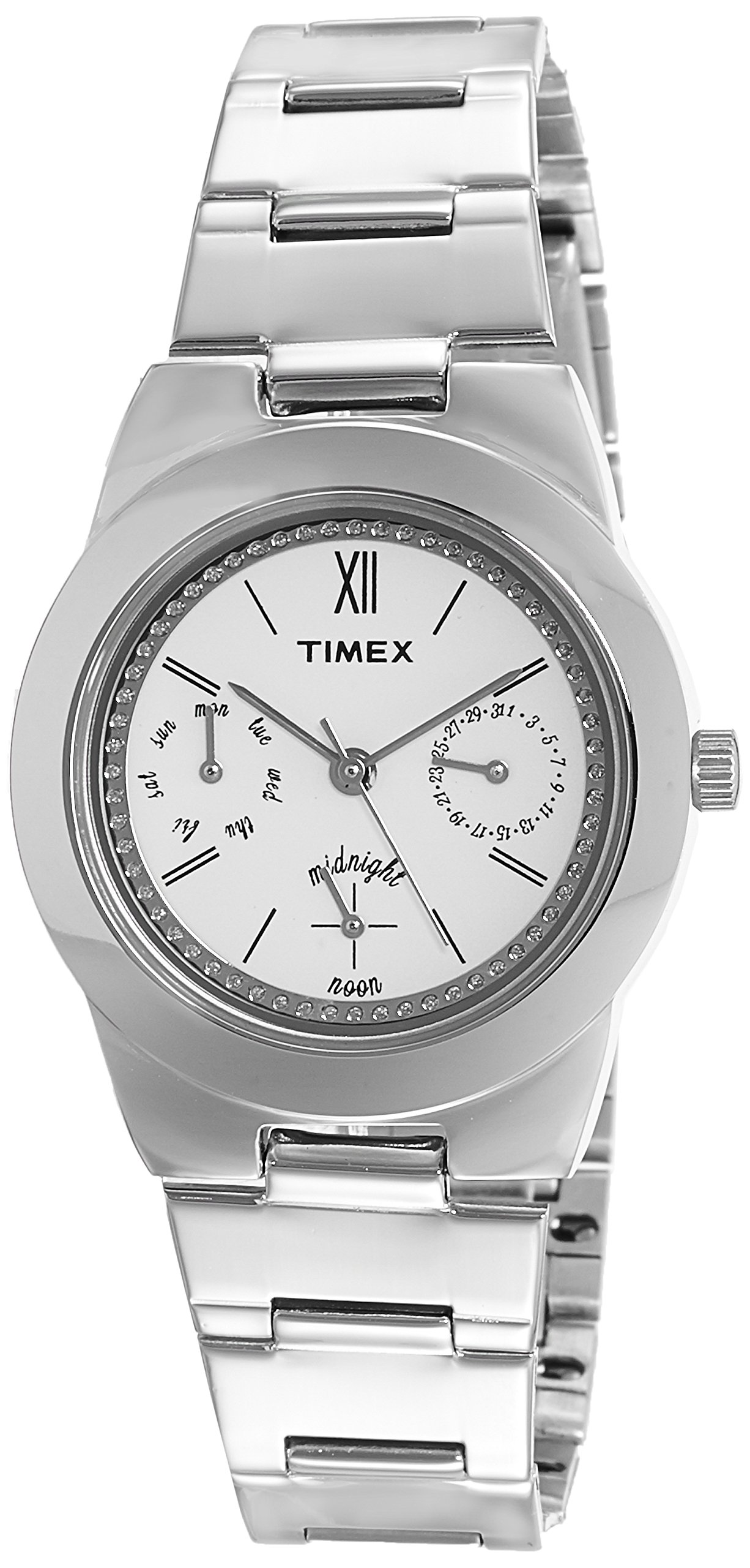 TIMEX Analog White Dial Womens Watch - TW000J107 (B01K50YY56) Amazon Price History, Amazon Price Tracker