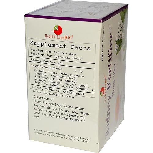 Miniatura 2 de Health King Medicinal, Fortificante de Riñón de Té, 20 BG