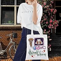 Vista 6 de LEVLO Bolsa de mano para tecnólogo de ultrasonido, regalo de ecografista, bolsa de hombro con tecnología de ecografía, regalo de graduación