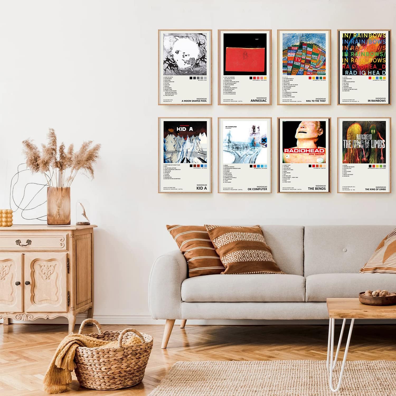 Poster Su Tela Radiohead – Decorazione Da Parete 20x30 Cm, Stampa Moderna Senza Cornice Per Soggiorno E Camera