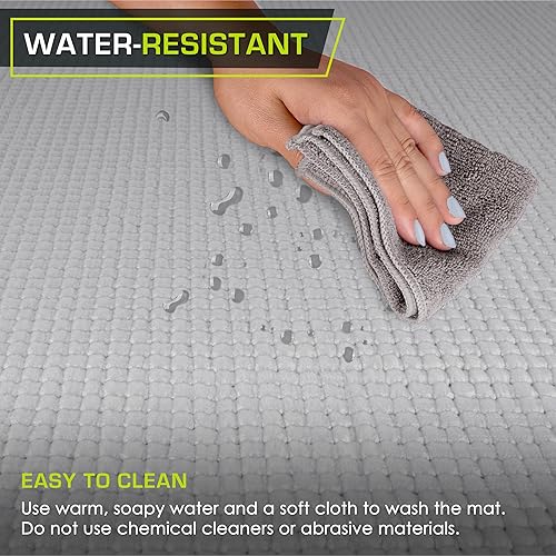 Miniatura 3 de Prosource Fit Classic - Tapete de yoga de 18 pulgadas de grosor, extra largo de 72 pulgadas, ligero, con agarre antideslizante para yoga, pilates,