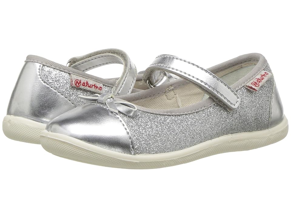 

Naturino 8063 SS18 (Toddler/Little Kid/Big Kid) (Silver) Girl's Shoes